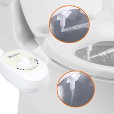 Spray Bidet Fresh Cold Water 7/8" Non Electric Toilet Seat Attachment Adjustable