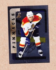 Rhett Warrener signed 1996-97 Be A Player Silver cert card #138 Florida