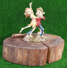 Zambiasi 830372 Pixies "Coppia Elfi Danzanti al Ballo" Porta Fortuna