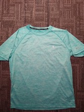 Spyder Swim Rash Guard Surf Sand UPF 30 Short Sleeve Scuba Green Shirt Large