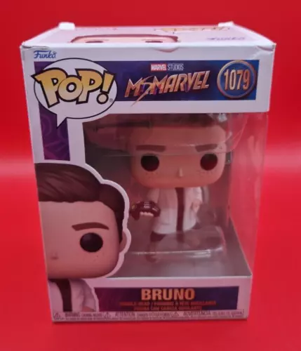 Figuras de acción de vinilo Funko Pop Bruno (1079) Ms Marvel Pop nuevas