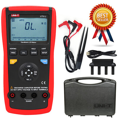 UNI-T UT612 USB Interface Auto Range LCR Meter Inductance Freq Auto Off Teste Kd