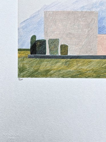 DAVID HOCKNEY - Los Angeles - signed, numbered edition 6/200, 35x50 cm - Picture 3 of 5