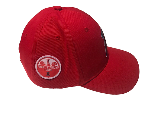 Los Angeles Angels Angel Stadium Tours Baseball Hat Adjustable Red /AM830 /Pin - Picture 3 of 6
