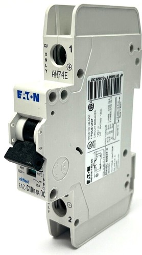 Eaton FAZ-C10/1-NA-DC Miniature Circuit Breaker 10A 125V 1-Pole