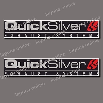 quicksilver Logo Glanz Wetterfest Aufkleber Sticker