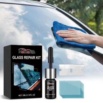 Car Window Glass Cracks Repair Liquid 3ml DIY Car Windshield Glass Repair Hot