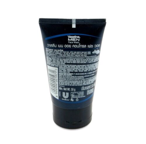 3x Vaseline HERREN Gesichtswäsche Ölkontrolle sichtbar hellere Haut mit Gletscherton 100g - Bild 3 von 3
