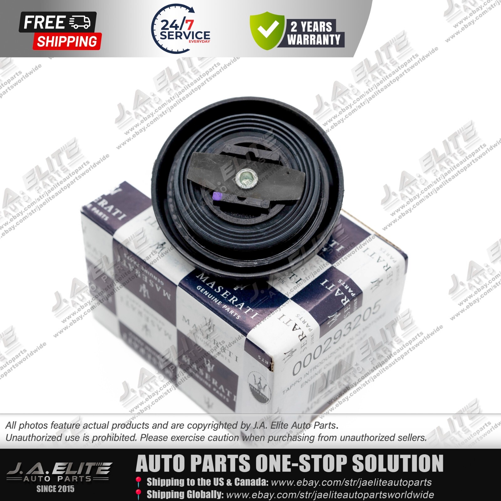 Genuine Engine Oil Filler Cap for Maserati Ghibli Quattroporte Levante GT 293205