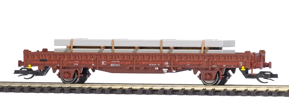 Busch TT 31513 Flachwagen KS (3300) DR mit Betonplatten NEU und OVP - Bild 1 von 1