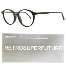 NEW  RETROSUPERFUTURE NUMERO 52 O3Y Nero Oval Full Rim Unisex Optical Frame