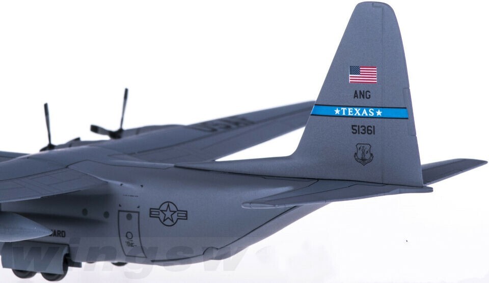 hogan 1/200 航空自衛隊　C-130H 1:200 Hogan USAF Lockheed C-130H Airfreighter Diecast Military