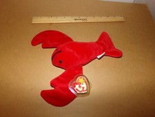 rare ty beanie baby pinchers lobster 1993