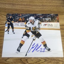 Michael Amadio Autographed 8x10 Photo Las Vegas Golden Knights