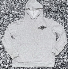 Harley-Davidson Kids Boys Girls Pullover Hoodie Gray Size 12 / 14 Large