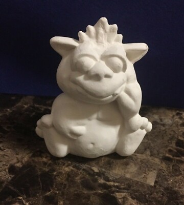 Ceramic Bisque 3 Monster Figure Ready to Paint Pottery | eBay