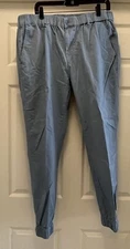 And Now This Men’s Stretch Button-Front Tapered Leg Jogger Pants Light Blue XL