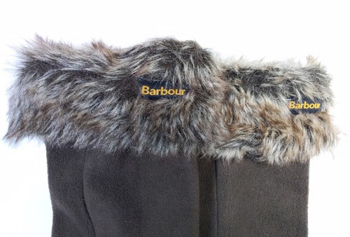 NEW $59 BARBOUR Boot Socks Fur Top 