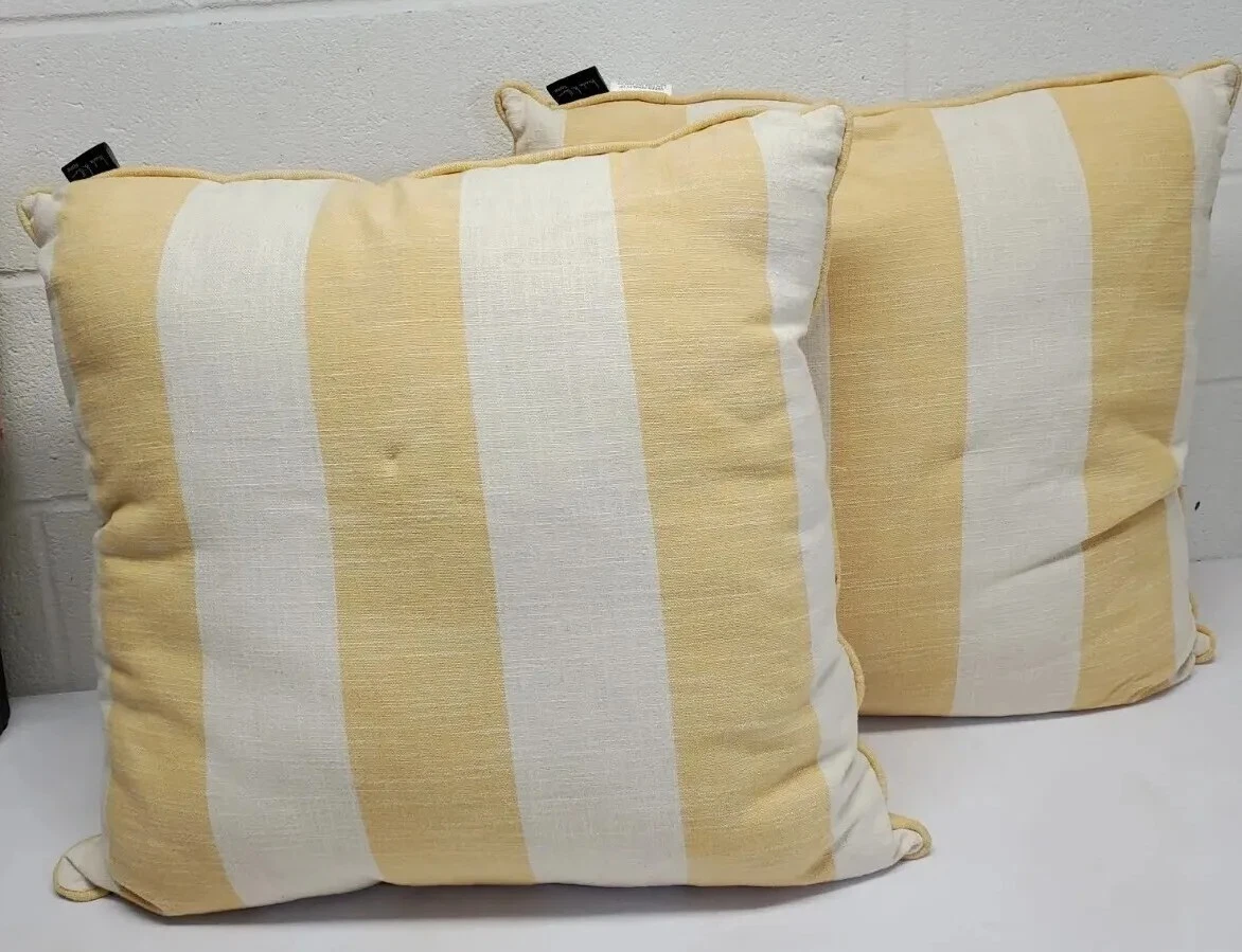 Large yellow cheap pillows