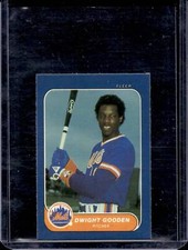 1986 Fleer Classic Miniatures Dwight Gooden ERR #19a - New York Mets