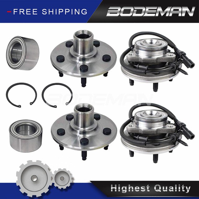 2 Front & 2 Rear Wheel Hub Bearing Set For 20022004 2005 Ford Explorer