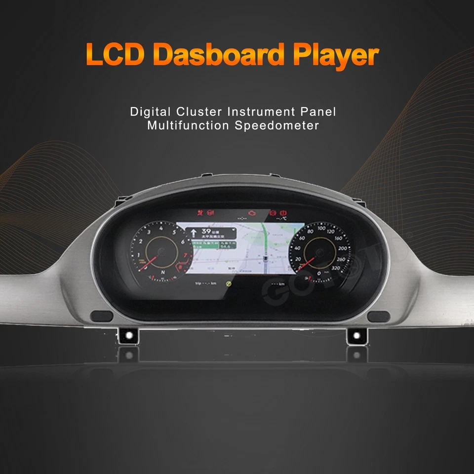 Velocímetro de instrumento digital LCD para Volkswagen Passat CC B6 B7 05-19 Foto 2 de 4