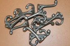 Bulk Priced Double Hook Wall Hooks Solid Cast Iron, H-140