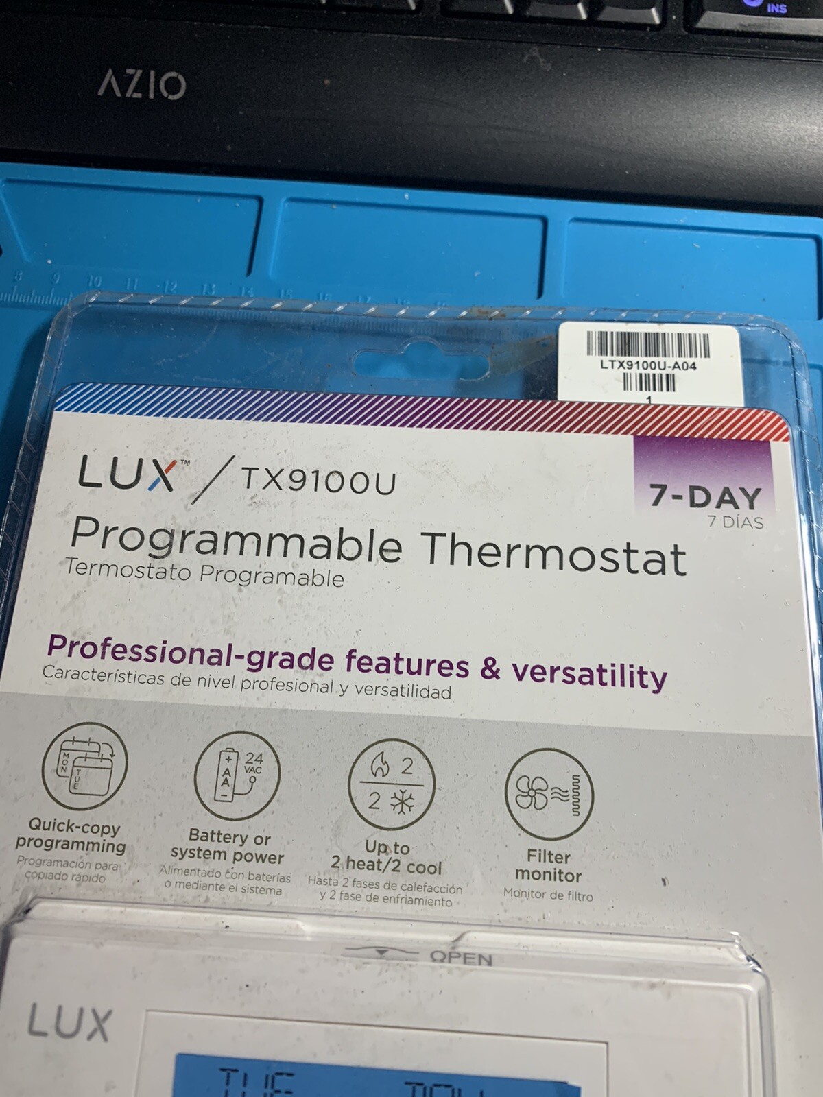 Programmable Thermostat LUX 7-Day TX9100U Universal Professional Grade (New)