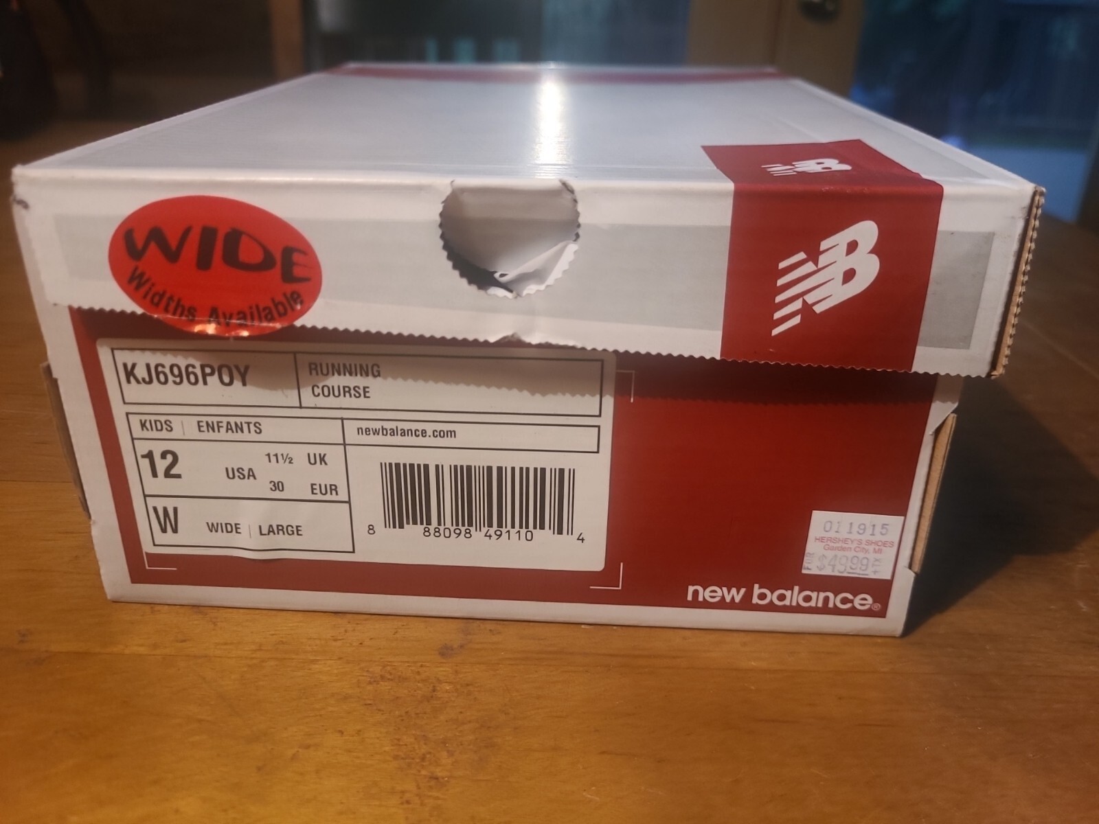 New Balance 696 Series Girl's Size 12 W Running Shoes Pink Rare New in Box
