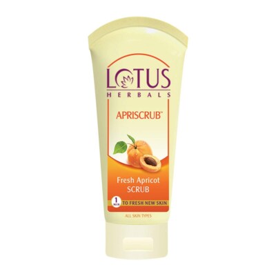 Lotus Herbals Apriscrub Fresh Apricot Scrub, 180g (1er Pack)