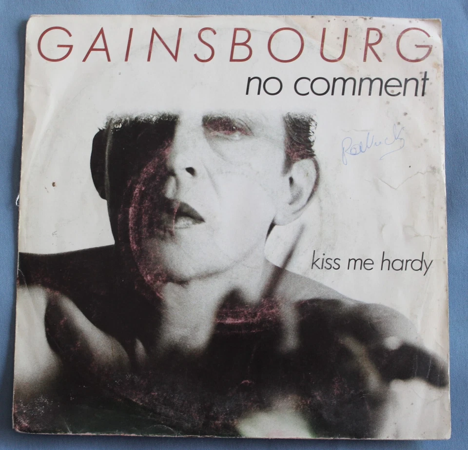 Serge Gainsbourg , no comment / kiss me hardy , 45 tours - Photo 1/2