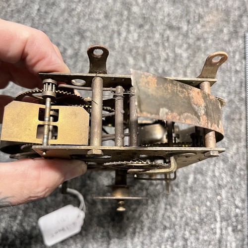 Antique Gilbert Front Mount Clock Movement “ 5 1/2” Clocks Working - Picture 5 of 11