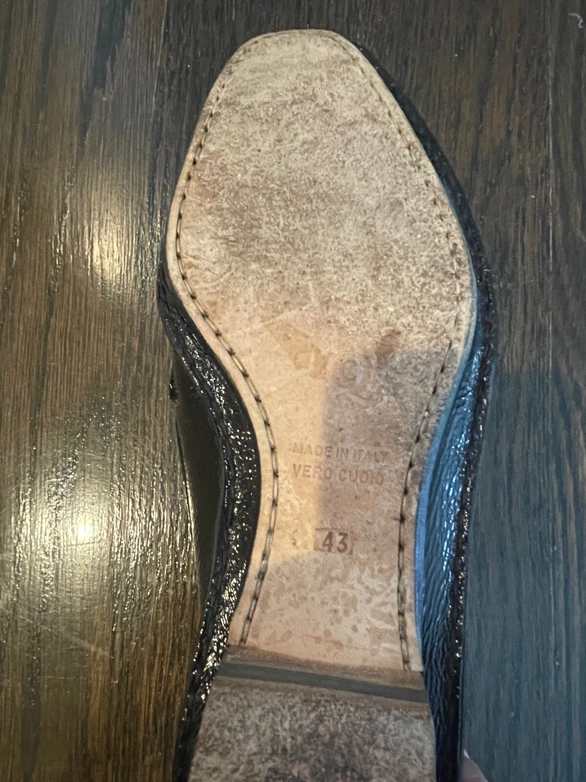 Mocassini Alexander Mcqueen Uomo Nero 43 Made In Italy