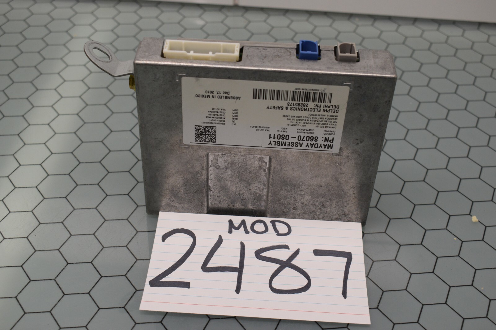 11 12 13 14 Toyota Sienna Chassis Mayday Control Module Used #2487-MOD