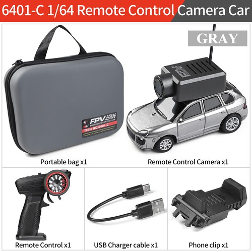 WLtoys Mini FPV RC 1/64 Racing Car HD Camera 2.4G Remote Control On-Road Cars - Picture 28 of 30
