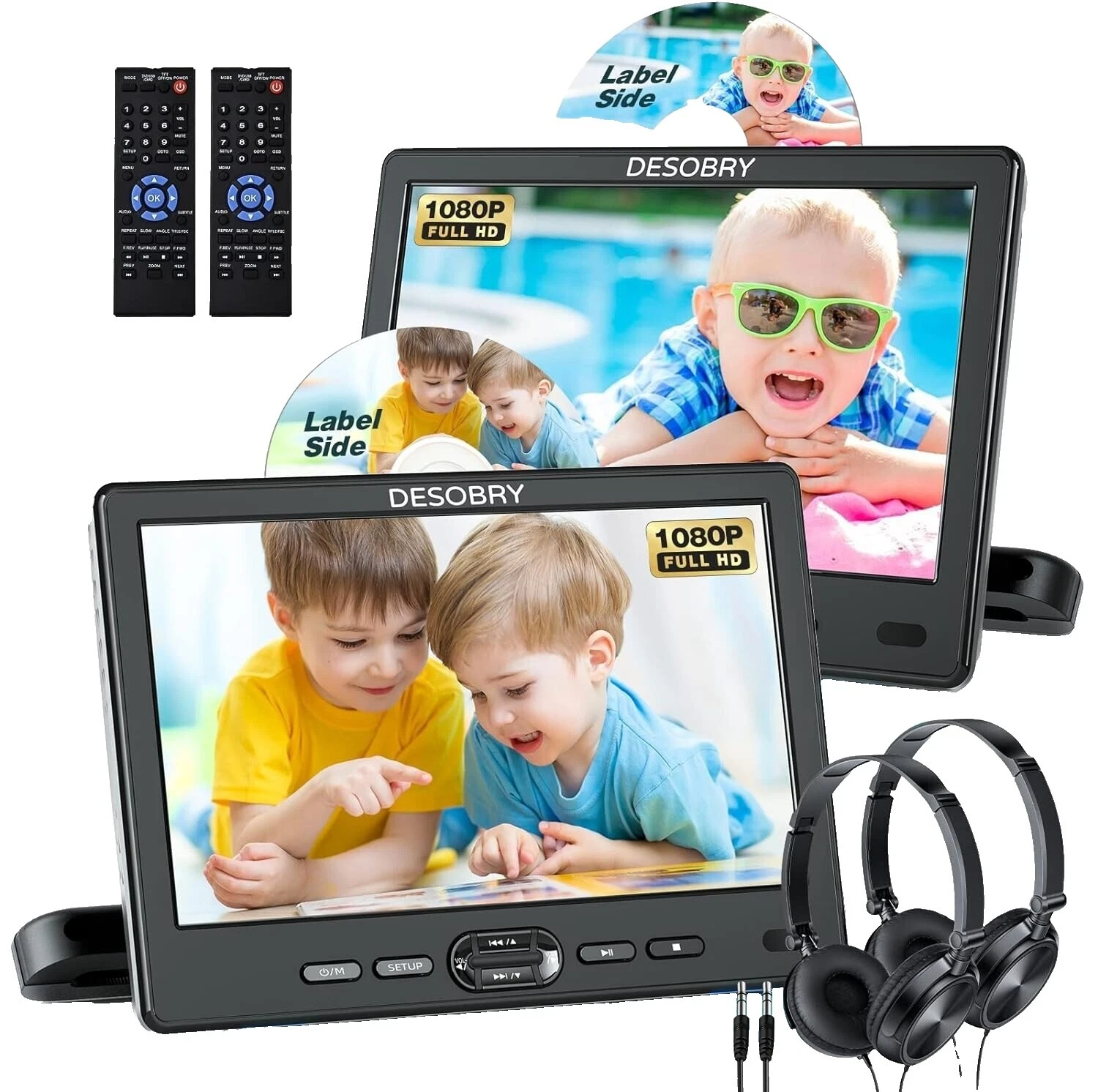 Car Video Monitors with Built - In Player with DVD Player