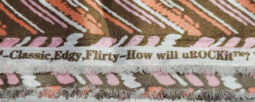 Fabric. Satin. Chevron Print. Global Chevron. 44x60 - Picture 5 of 6