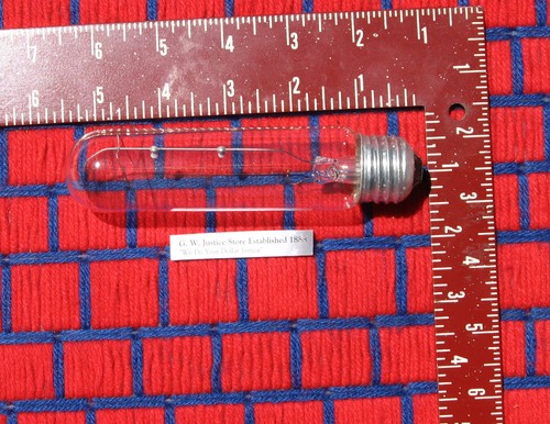 BOX of 9 new GE 40 watt T10 showcase CLEAR Light BULB tube 40T10 appliance 40w - Picture 2 of 5