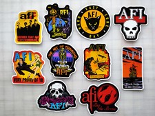 Sticker Pack 10 Vinyl Stickers Pop Punk Goth Rock Band