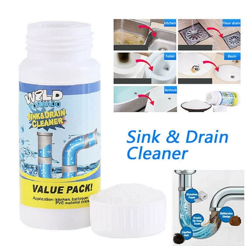Wild Tornado Powerful Sink & Drain Cleaner High Efficiency Clog Removj8 New - Picture 2 of 9