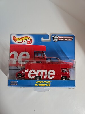 Hot Wheels Supreme 1992 BMW M3 Fleet Flyer Team Transport W Hot Wheels Supreme 1992 BMW M3 Fleet Flyer Team Transport W
