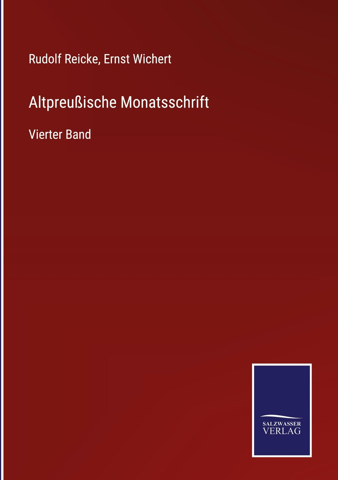 Altpreußische Monatsschrift | Buch | 9783752534931