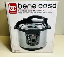 Bene Casa 5L Electric Stainless Steel Multi Cooker