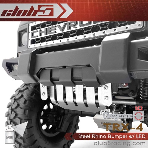 Steel Rhino Bumper w/LED for TRX-4 K10 - Picture 11 of 16