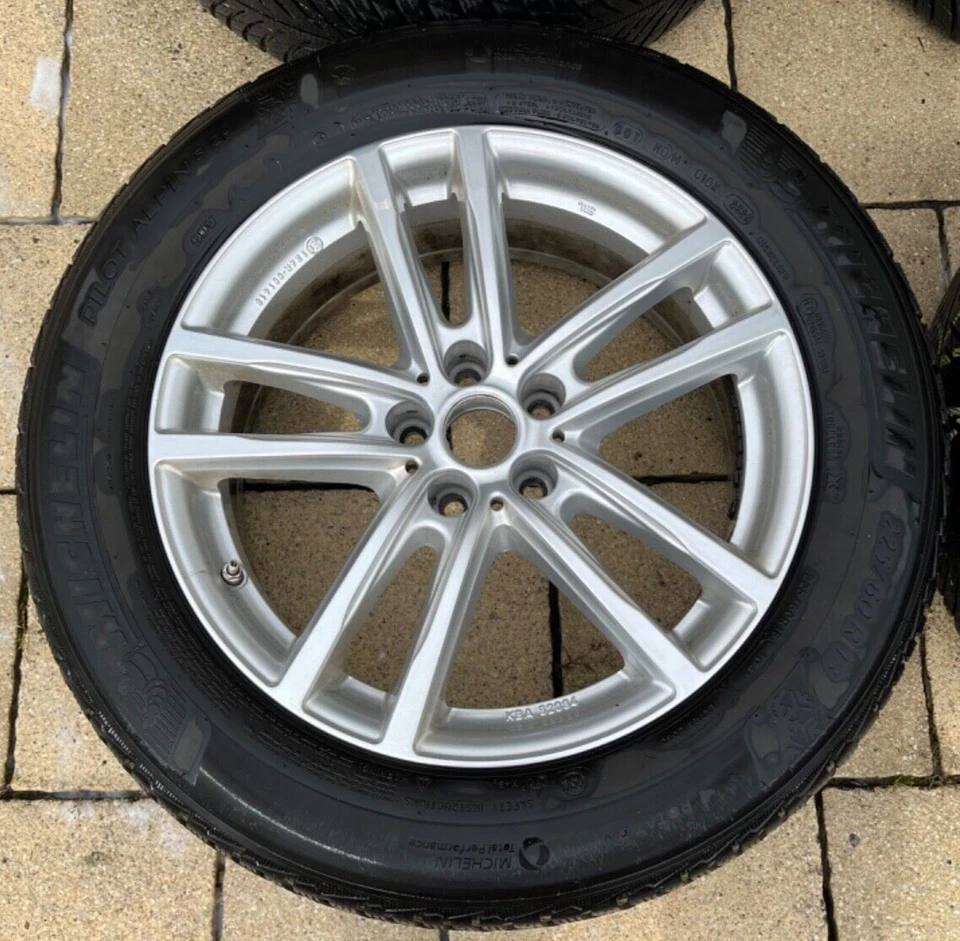 BMW X3 Winterkompletträder Rial X10 7,0x18 Michelin 225/60 R18Pilot Alpin 5 - Bild 3 von 4