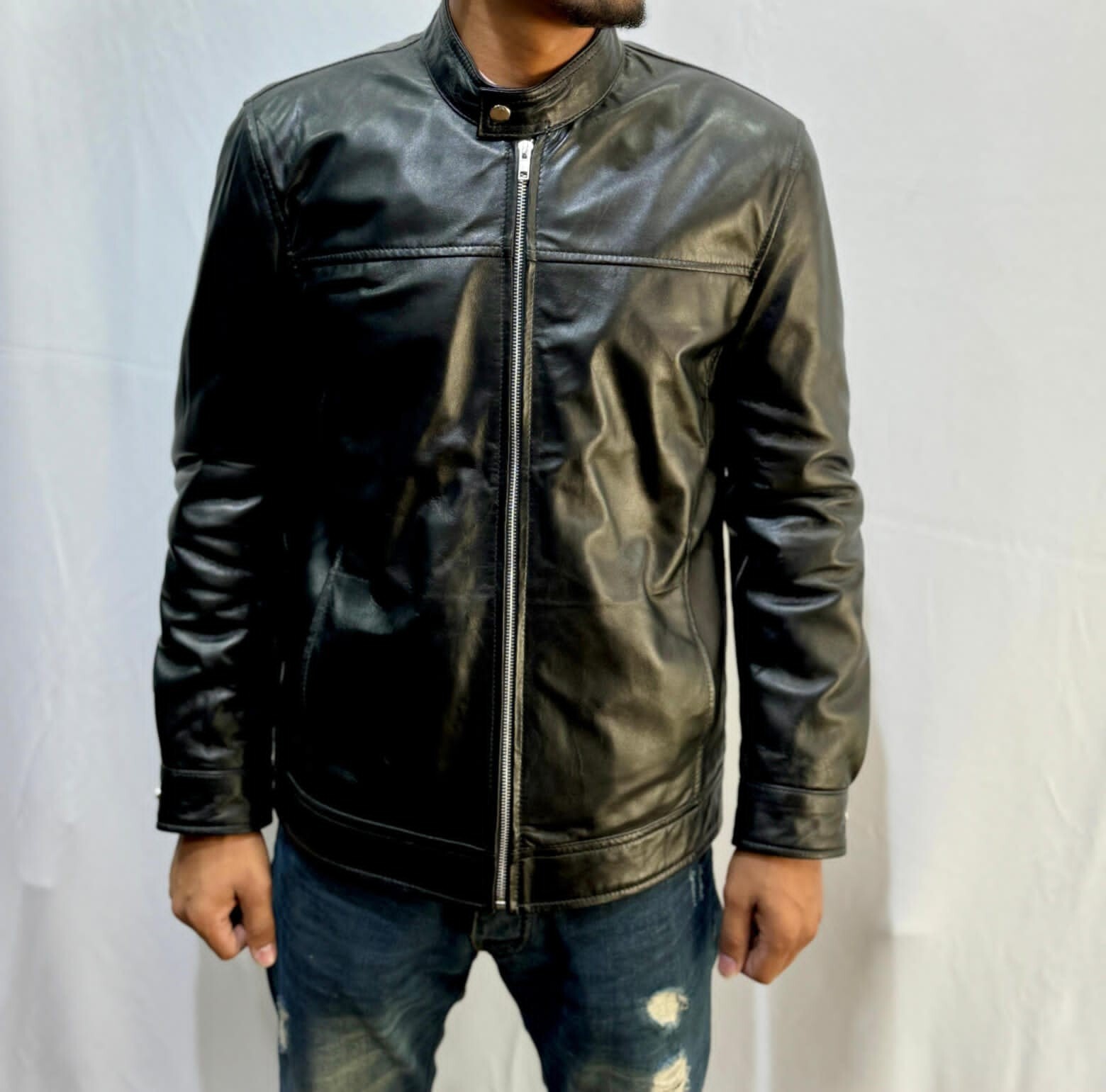 ALTRA LUSSO GIACCA IN PELLE DA UOMO