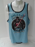 Mens Star Wars Blue Chillin Like A Villain Tank Top Sixe Extra Large Mens Star Wars Blue Chillin Like A Villain Tank Top Sixe Extra Large