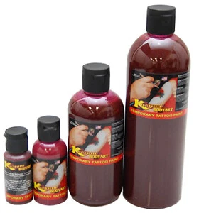 PINTURA AERÓGRAFO DE TATUAJE TEMPORAL ROSA de 1 oz - Imagen 5 de 5