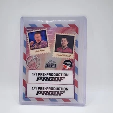 Jake Peters Butturff Pin Pals 2024 Leaf Bowling PBA 1/1 Clear Galaxy Proof