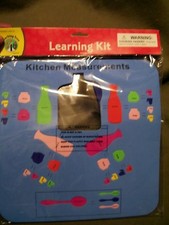 Teaching Tree Learning Kit Kitchen Measurements 12" x 12" Ages 4 BRAND NEW